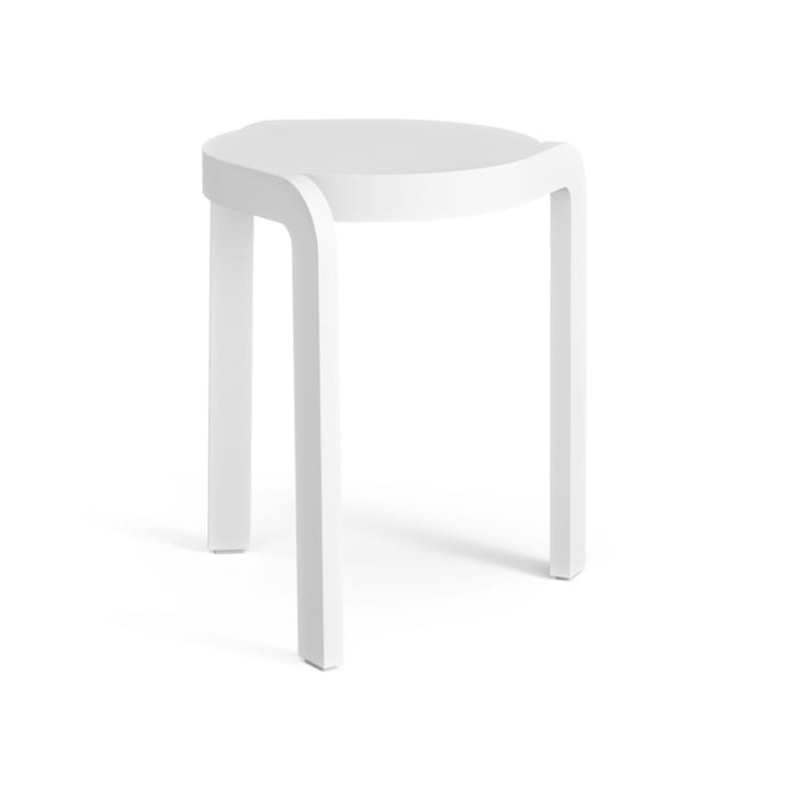 Sgabello Spin H44 cm - Frassino bianco smaltato - Swedese