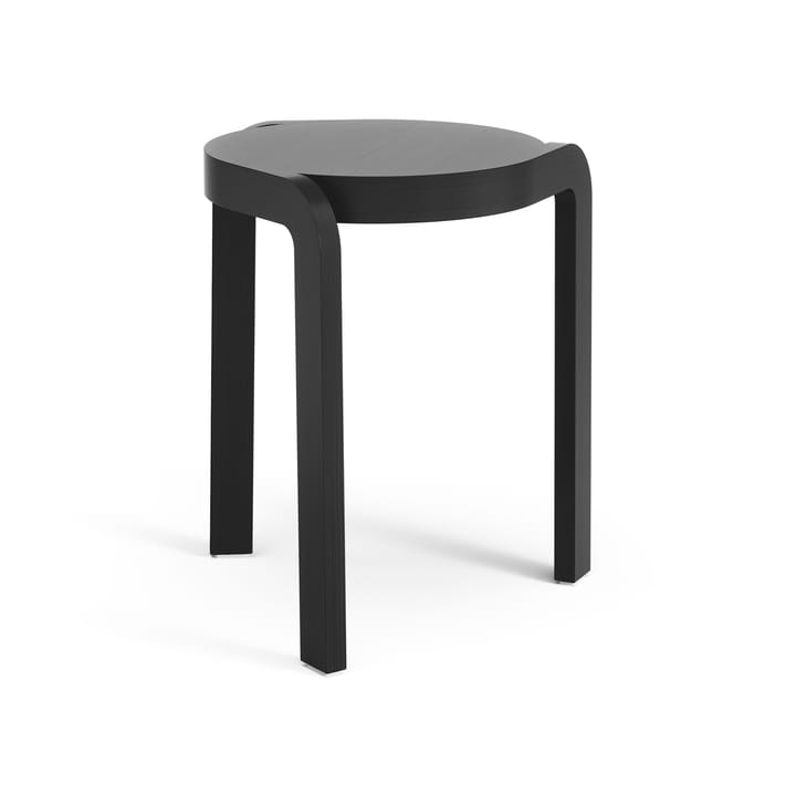 Sgabello Spin H44 cm - Frassino nero smaltato - Swedese