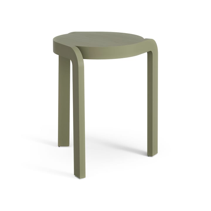 Sgabello Spin H44 cm, Frassino-verde muschio Swedese