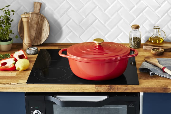 Pentola Air oval 5,7 l, Rosso Tefal