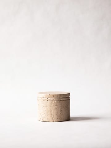 Barattolo Travertine con coperchio - Ø 13 cm - Tell Me More