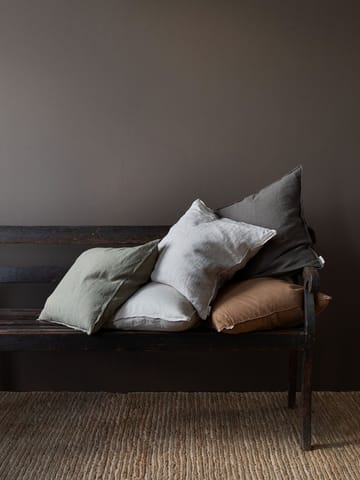 Federa Washed Linen 50x50 cm - Grigio talpa - Tell Me More