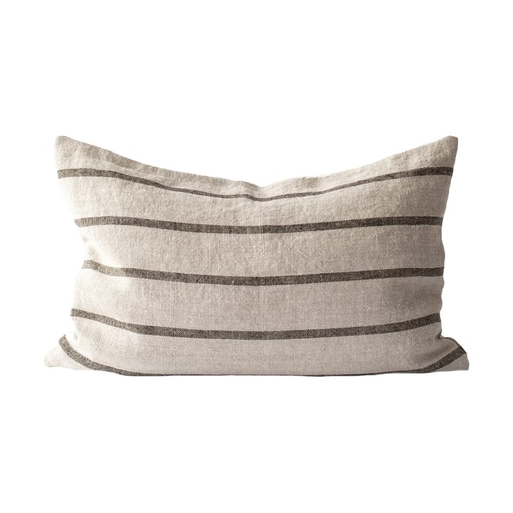 Fodera per cuscino Melvin 40x60 cm - Striscia taupe - Tell Me More