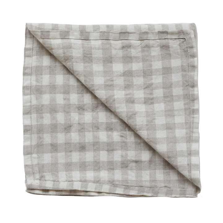 Strofinaccio a quadri Gingham 70x50 cm, Naturale Tell Me More