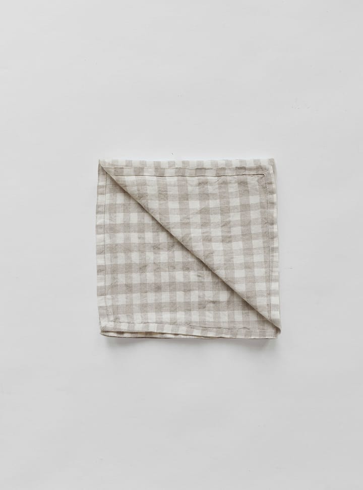 Tovaglietta a quadri Gingham 45x45 cm, Naturale Tell Me More