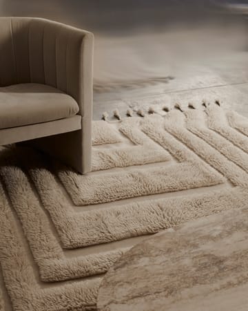 Tappeto in lana Kask 200x300 cm - Beige - Tinted