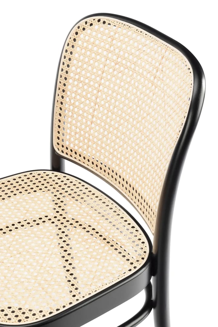 Sedia Ton nr. 811 con seduta in rattan, Coffee B4, nuovo rattan TON