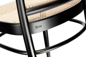 Sedia Ton nr. 811 con seduta in rattan - Coffee B4, nuovo rattan - TON