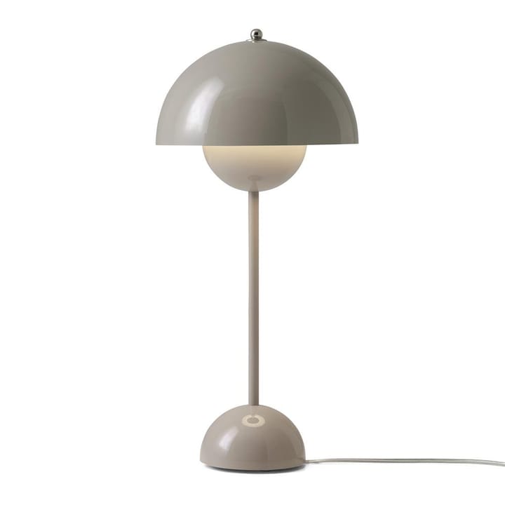 Lampada da tavolo FlowerPot VP3, grigio-beige &Tradition