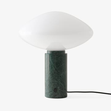 Lampada da tavolo Mist AP17 Ø 37 cm - Bianco opaco, verde Guatemala - &Tradition