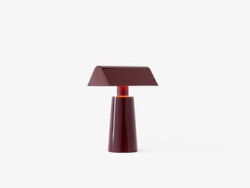 Lampada da tavolo portatile Caret MF1 
 - Dark burgundy - &Tradition