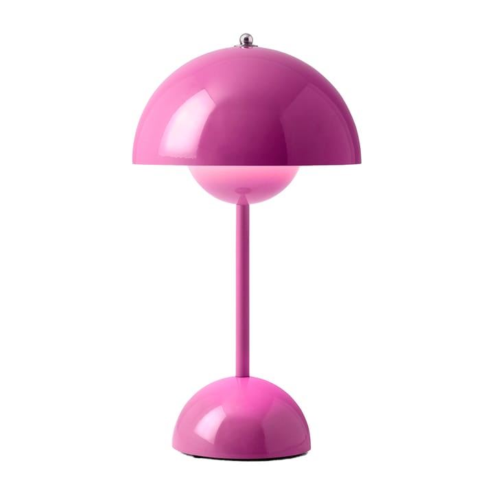 Lampada da tavolo portatile Flowerpot VP9 - Tangy pink - &Tradition