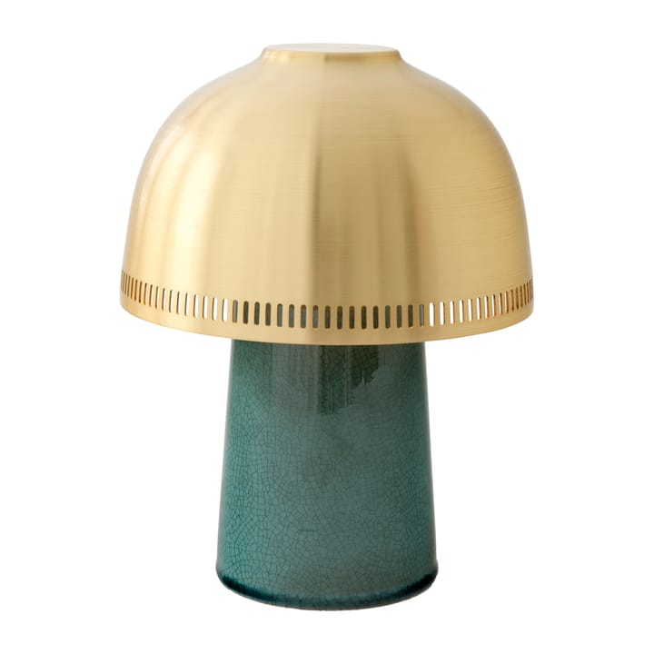 Lampada da tavolo Raku SH8 - Verde, blu e ottone - &Tradition