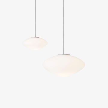 Lampadario A15 Ø 25 cm - Bianco opaco, vetro - &Tradition