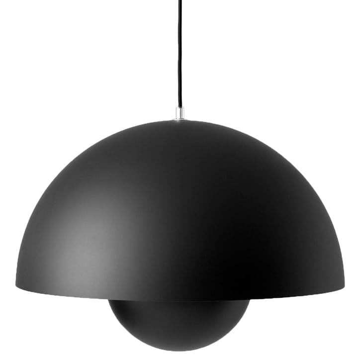 Lampadario FlowerPot grande VP2 - nero opaco - &Tradition