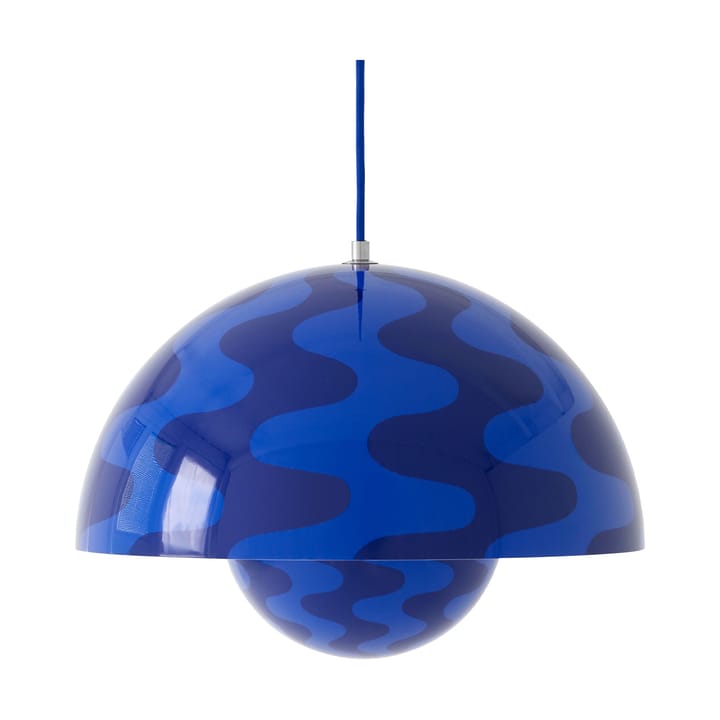 Lampadario Flowerpot VP7, Cobalt blue-Twilight blue &Tradition