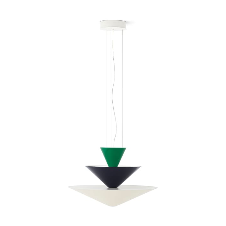 Lampadario Gio LN14 Ø60 cm, Signal green-deep blue-ecru &Tradition