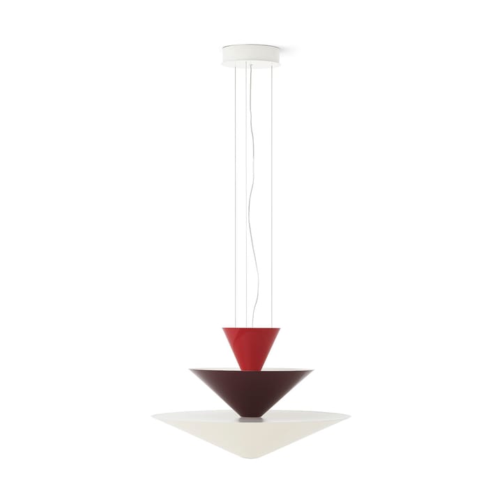 Lampadario Gio LN14 Ø60 cm - Vermilion red-d. burgundy-ecru - &Tradition