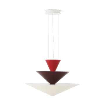 Lampadario Gio LN15 Ø92 cm - Vermilion red-d. burgundy-ecru - &Tradition