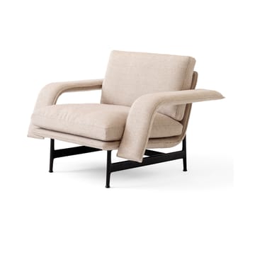 Poltrona lounge Meantime AV29 - Warm black-Hallingdal 0220 - &Tradition