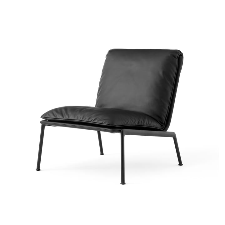 Poltrona lounge Muno LN18, Warm black-Noble leather Black &Tradition