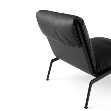 Poltrona lounge Muno LN18 - Warm black-Noble leather Black - &Tradition