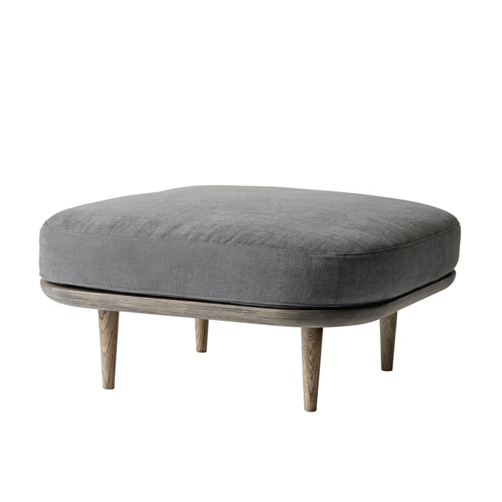 Pouf Fly SC9 - Rovere oliato affumicato, tessuto grigio - &Tradition