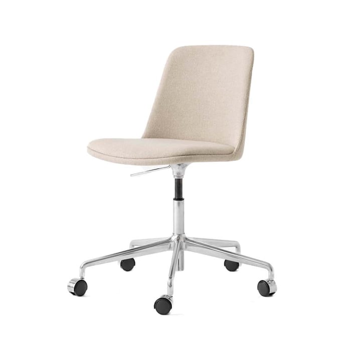 Sedia da ufficio Rely HW31 - Hallingdal 200, base in alluminio - &Tradition