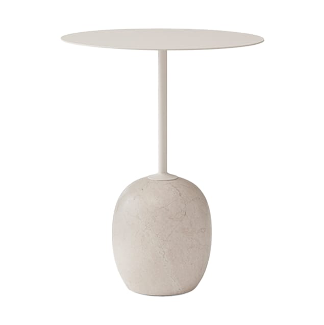 Tavolino Lato LN8 - Ivory white-Crema diva marble - &Tradition