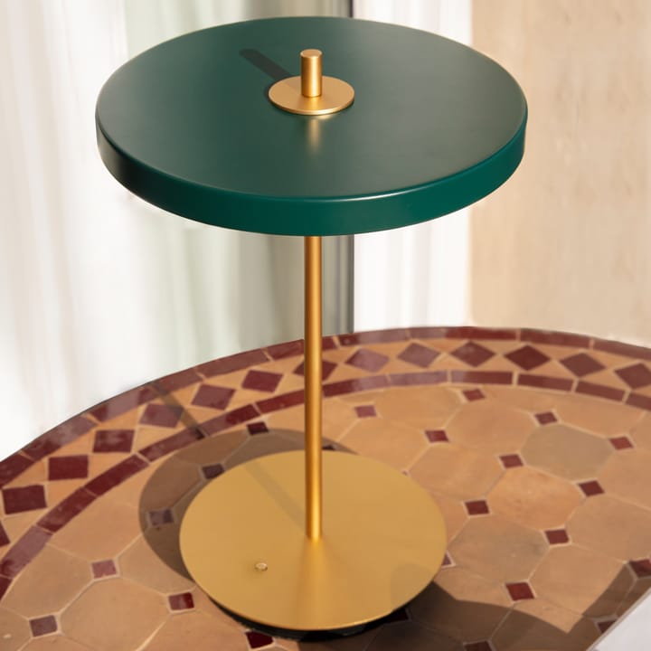 Lampada da tavolo Asteria Move, Forest green Umage