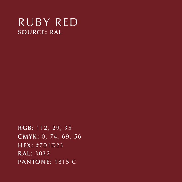 Mensola Teaser - Ruby red - Umage