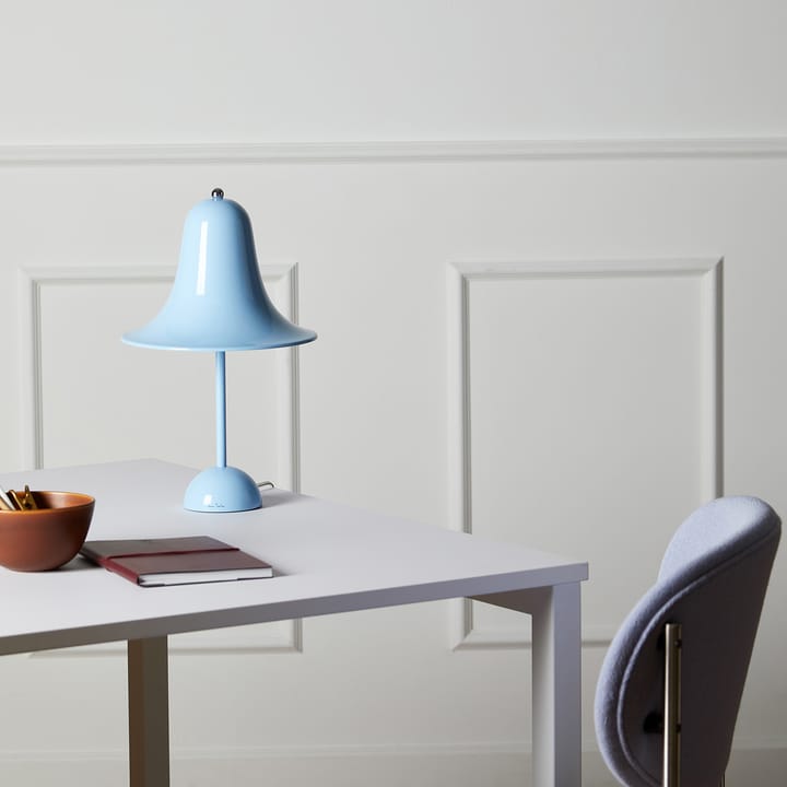 Lampada da tavolo Pantop Ø 23 cm, azzurro Verpan