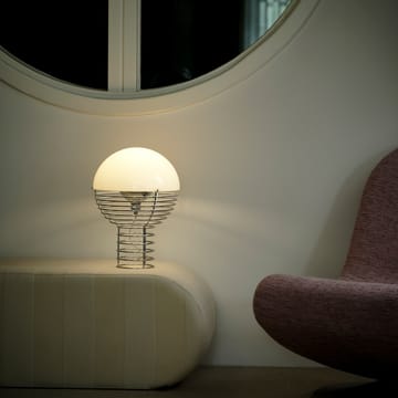 Lampada da tavolo Wire Ø30 cm - Bianco cromo - Verpan