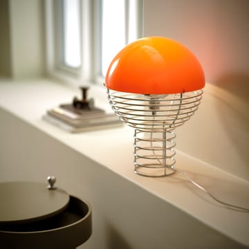 Lampada da tavolo Wire Ø30 cm - Chrome-orange - Verpan