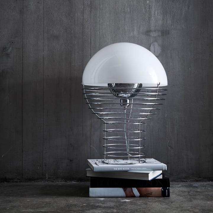 Lampada da tavolo Wire Ø40 cm - bianco - Verpan