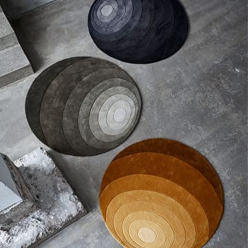 Tappeto rotondo Luna - dark sand, 120 cm - Verpan