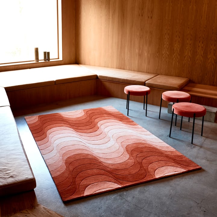 Tappeto Wave 170x240 cm, Arancione Verpan