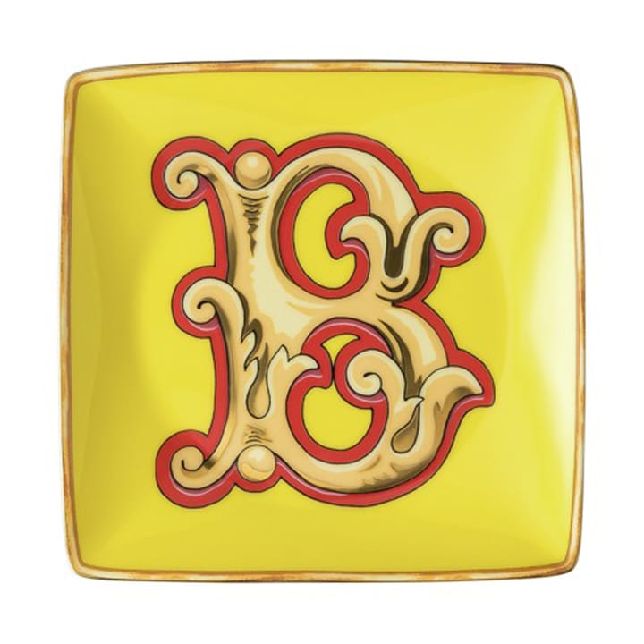 Piatto Versace Holiday Alphabet, 12 cm - Lettera: B - Versace