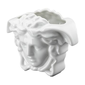 Vaso Versace Medusa grande, 9 cm - Bianco - Versace