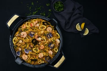 Padella per paella Signature in ghisa lucidata 33 cm - Nero - Victoria