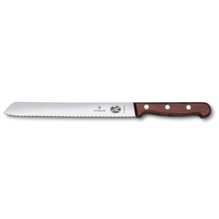 Coltello da pane in legno 21 cm - Acciaio inossidabile-acero - Victorinox