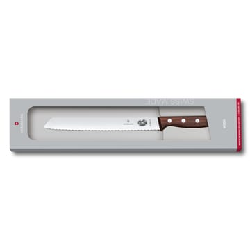 Coltello da pane in legno 21 cm - Acciaio inossidabile-acero - Victorinox