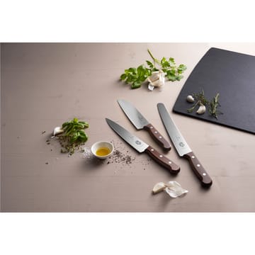 Coltello da pane in legno 26 cm - Acciaio inossidabile-acero - Victorinox