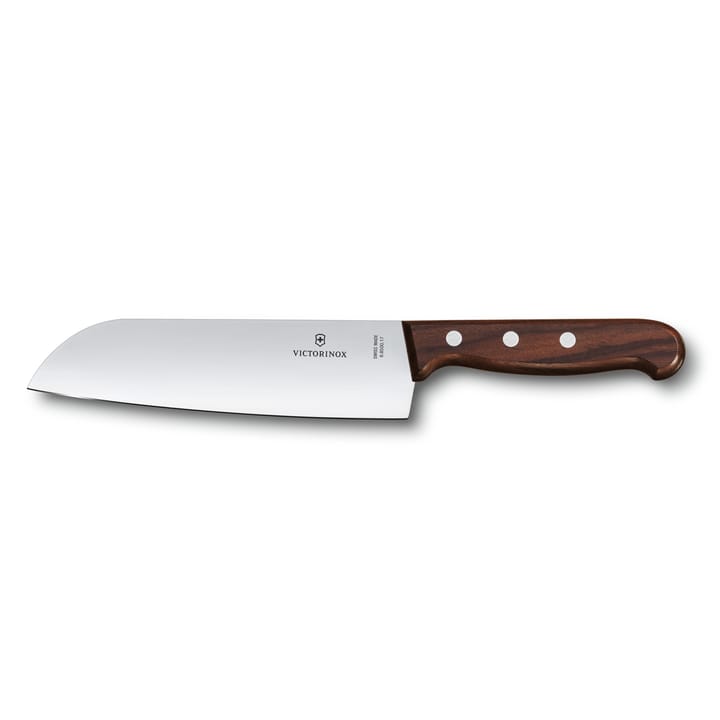 Coltello Santoku in legno 17 cm - Acciaio inossidabile-acero - Victorinox