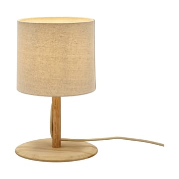 Lampada da tavolo Barv 41xØ26 cm - Rovere massiccio non trattato - Villa Collection