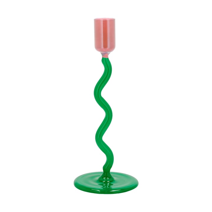 Portacandela Styles 19,6 cm - Green-pink - Villa Collection