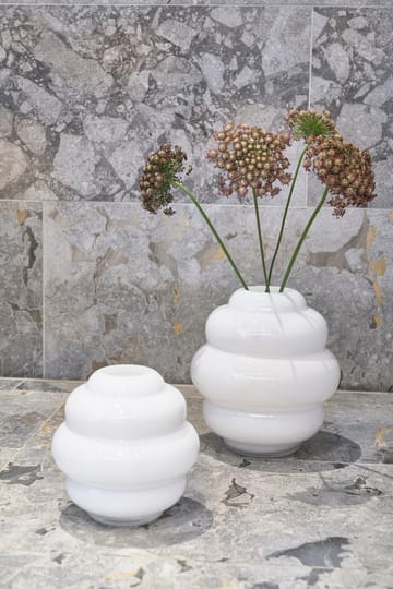 Vaso Bubble, Ø 25 cm - Bianco - Villa Collection