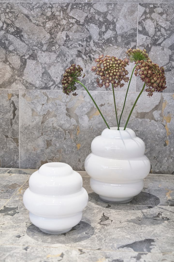 Vaso Bubble, Ø 25 cm, Bianco Villa Collection