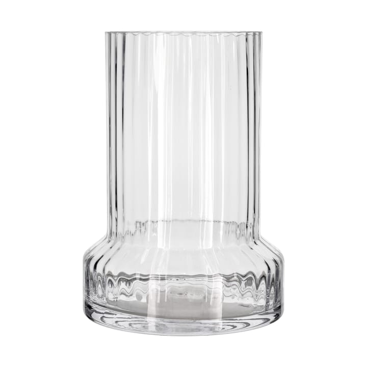 Vaso in vetro Hvils scanalato Ø21 cm - Clear - Villa Collection