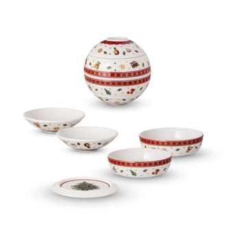 La petite Boule Toy´s Delight 5 pezzi - Bianco-rosso - Villeroy & Boch